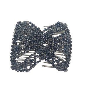 Magic Haircomb Titanium/Gunmetal Beads
